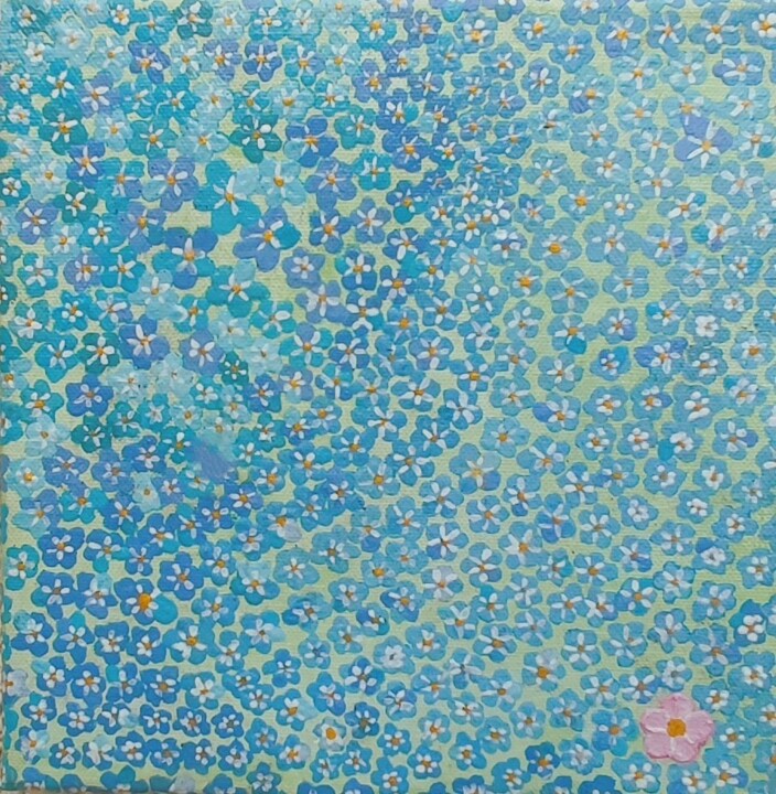 Forget me not. Tablo, 7,9x7,9 in