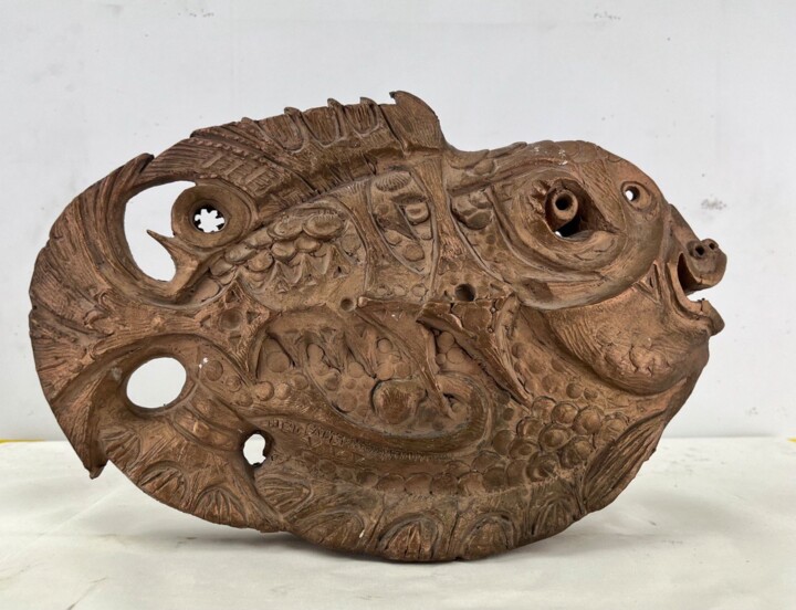 Small fish 雕塑, 11.8x7.9 in