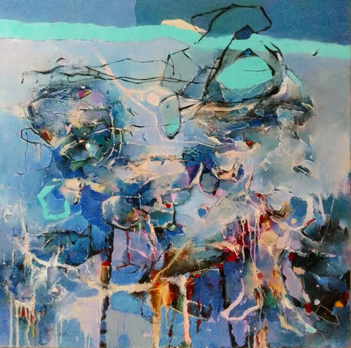 Absent 绘画, 39.4x39.4 in