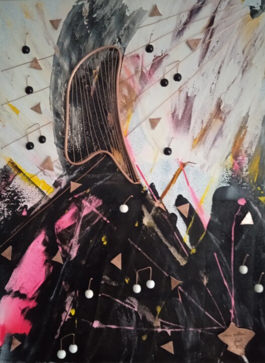 " Chaos poétique " 绘画, 31.5x23.6 in