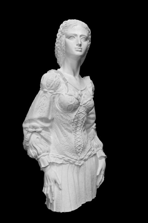 Laura (Petrarch) 雕塑, 33.1x16.1 in