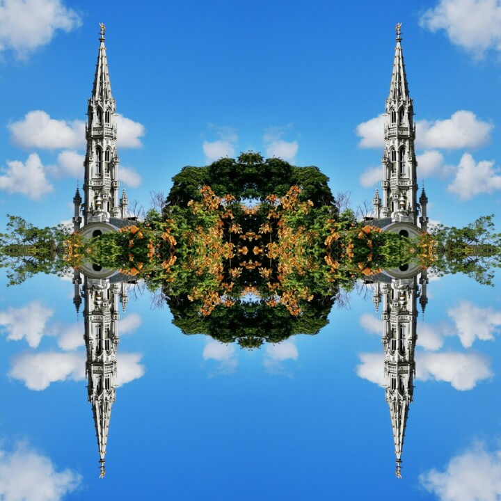 Photography titled "Série Archi Belge #1" by Alexandra Daoust, Original Artwork, Digital Photography