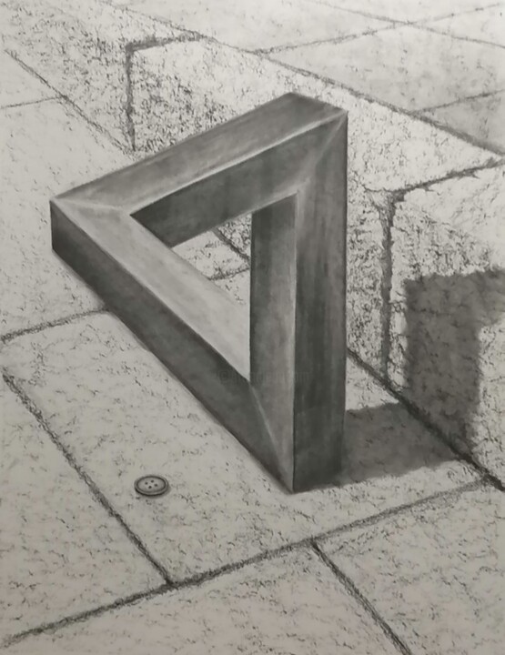 Penrose sans titre 图画, 23.6x17.7 in