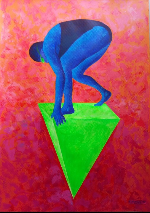 SALTO ESPERANZA 绘画, 39.4x27.6 in