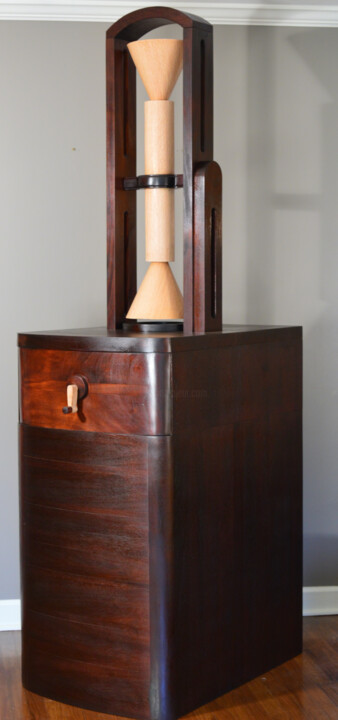 Sculpture intitulée "Before Elysium (Tim…" par Kristopher Lionel, Œuvre d'art originale, Bois
