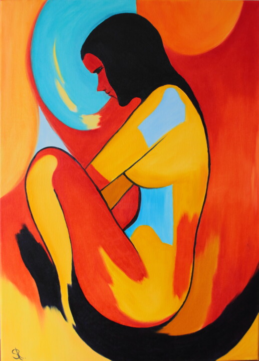 RETROFLECTION 绘画, 27.6x19.7 in
