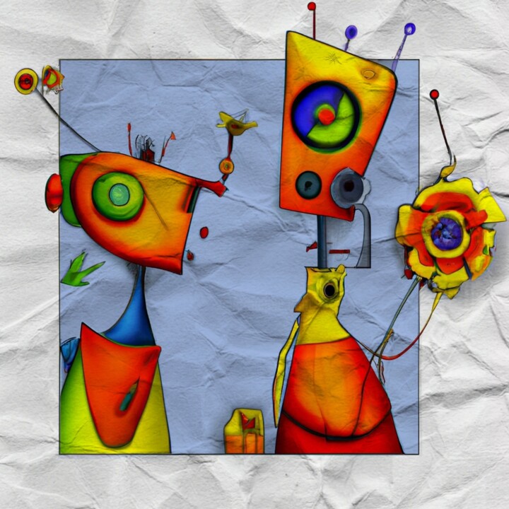 Tin and rust chronicles 绘画, 39.4x39.4 in