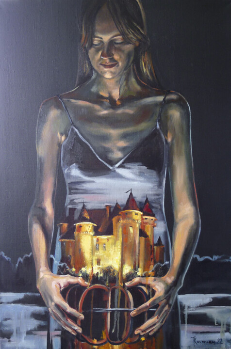 In your hands 绘画, 35.4x23.6 in