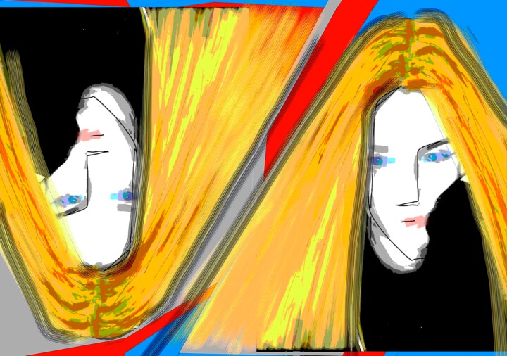제목이 "40th"인 디지털 아트 Chiara Perrot로, 원작, 2D 디지털 작업