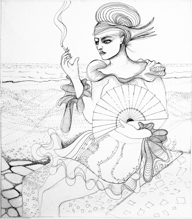 图画,  55.9x47.2 in 