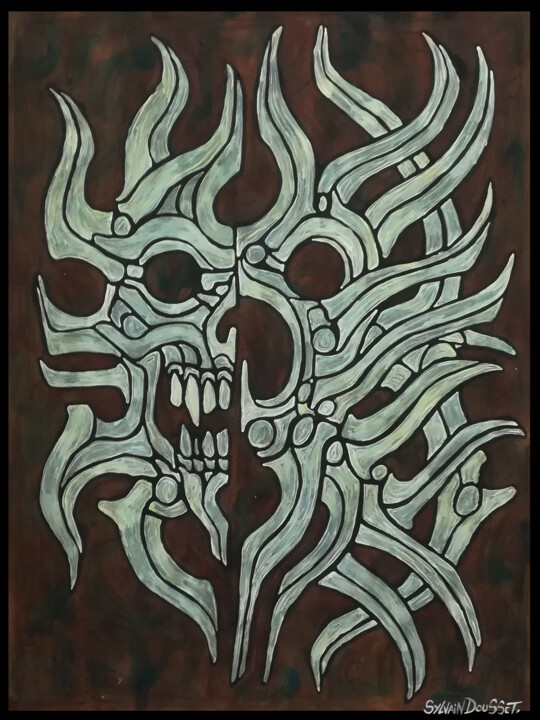 Macabre 02 / titre provisoire 绘画, 11.7x8.3 in