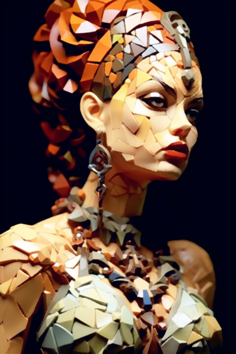 La reine au coeur brisé 数字艺术