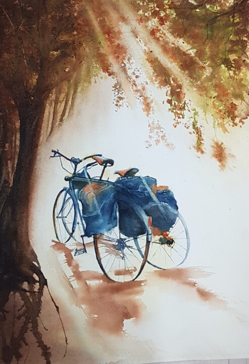 Si on partait 2 Peinture, 27,6x19,7 in