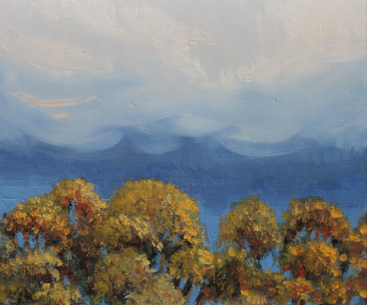 Глубокое небо Painting, 9.8x11.8 in