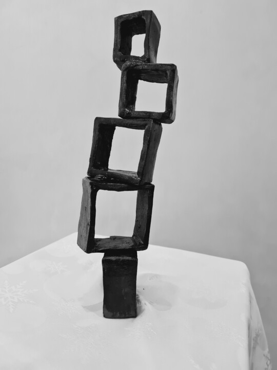 geometry 雕塑, 9.8x2 in