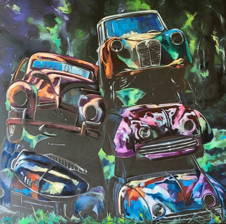 绘画,  39.4x39.4 in 