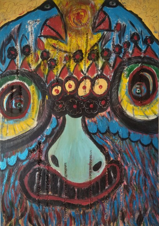 Mountain Troll 绘画, 39.4x27.6 in