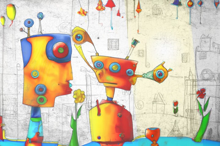 Any day in the usual routine 绘画, 31.5x47.2 in