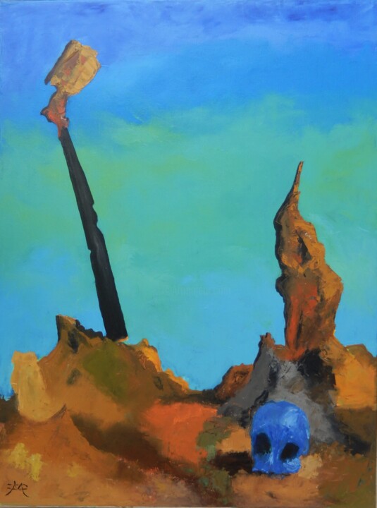 Vanité wagnérienne 绘画, 31.5x23.6 in