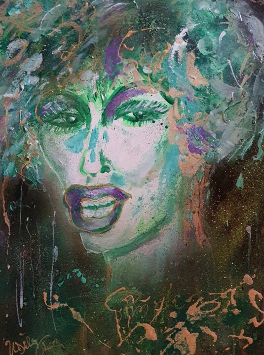 Simply the best = Tina Turner 绘画, 22.1x16.5 in
