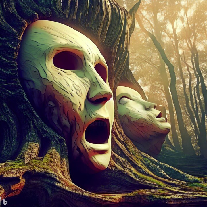 Digital Arts titled "Dziupla" by Janusz Klas (El Polaco), Original Artwork, AI generated image