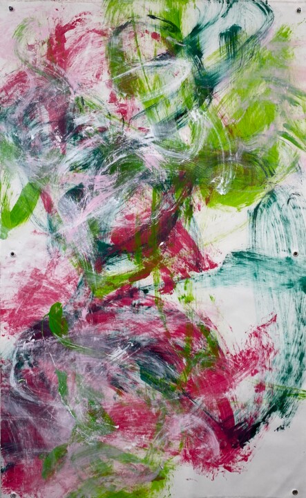 Malerei mit dem Titel "The Gift" von Andreas Angleitner, Original-Kunstwerk, Acryl