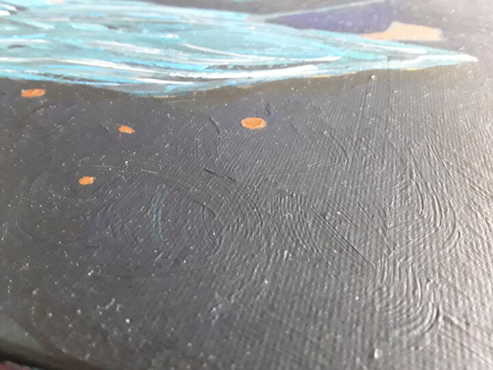 Artwork's surface or texture