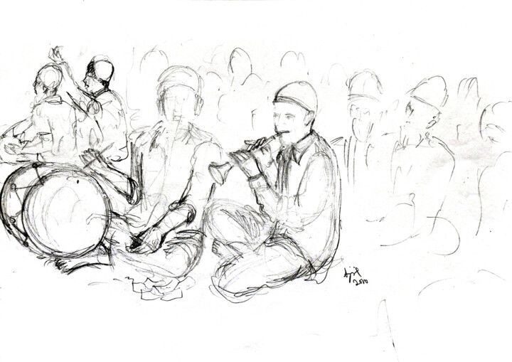 Shennai music Pittura, 8,7x11,8 in