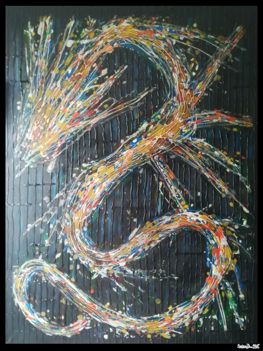 Kundalini T40/ titre provisoire 绘画, 39.4x31.5 in