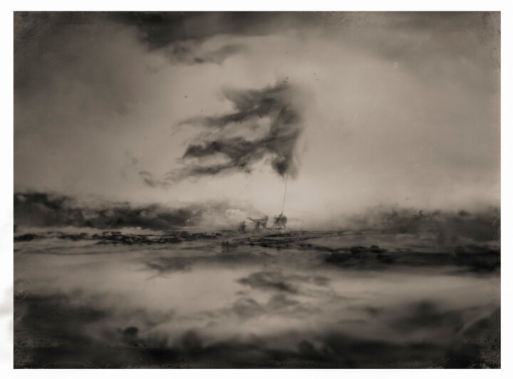 Photography titled "La carga del agua" by Oriol Jolonch, Original Artwork, Digital Photography