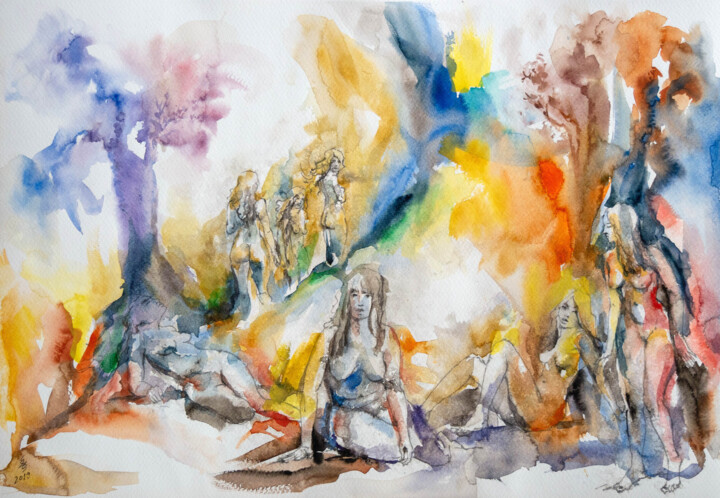 绘画,  13.8x19.7 in 