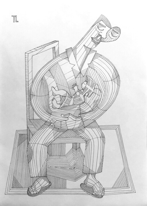 图画,  16.5x11.7 in 