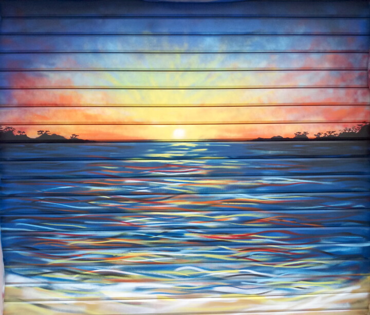 绘画,  86.6x94.5 in 