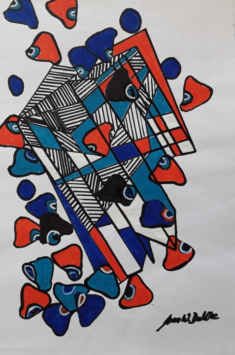 Im Netz 绘画, 16.5x11.8 in