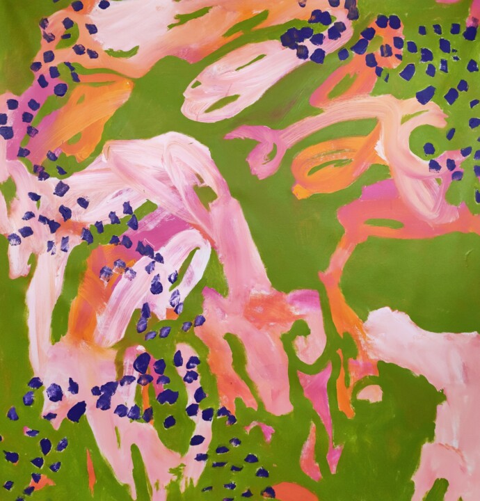 Vagina lines 绘画, 39.4x37.4 in