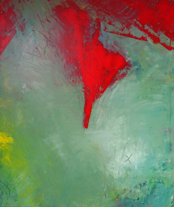 Malerei mit dem Titel "SURFACE N°23" von Michel Boucharinc, Original-Kunstwerk, Acryl Auf Keilrahmen aus Holz montiert