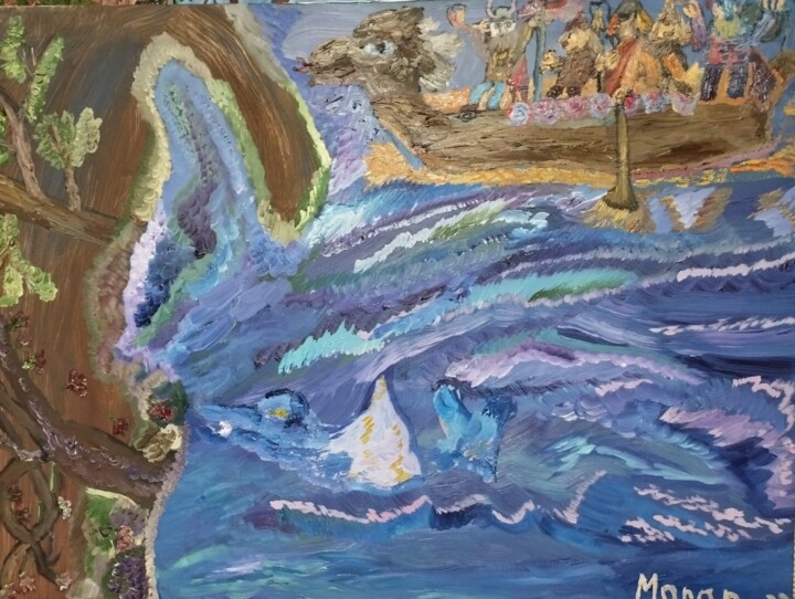 New World 绘画, 23.6x31.5 in
