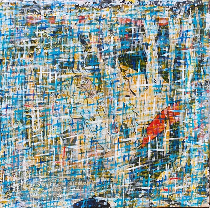 I Am not IA 拼贴, 35.4x35.4 in
