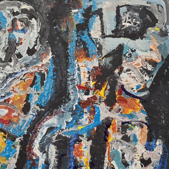Artwork's surface or texture