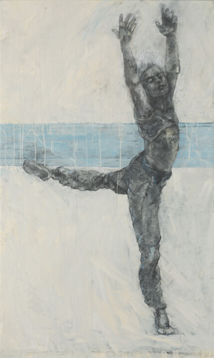 #19 "Nureyev Method" 绘画, 59.1x35.4 in