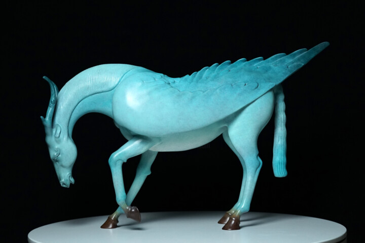 清风徐来(Walker) 조형물, 14.6x22.4 in