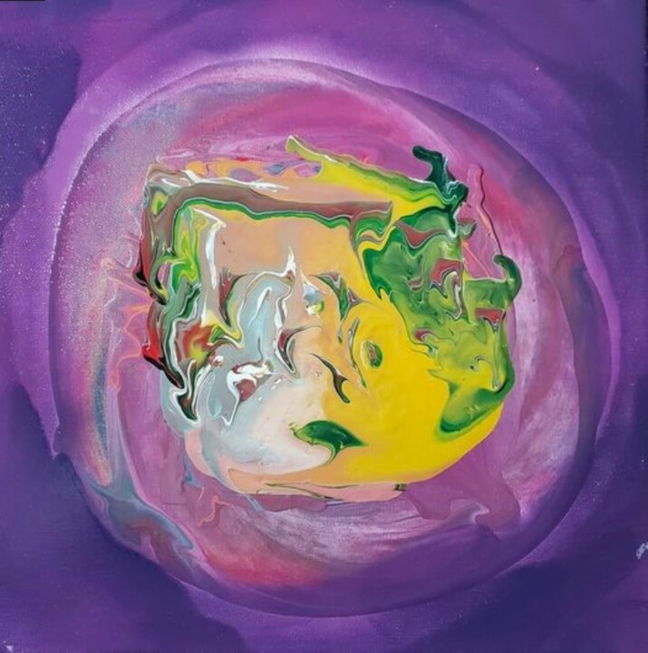 Melting Pot 绘画, 14x14 in