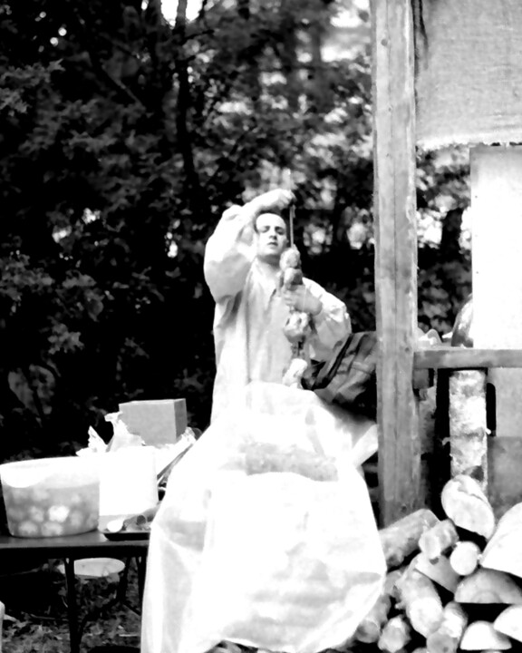 Photography titled "angel with shashlik" by Magda Durda, Original Artwork, Non Manipulated Photography