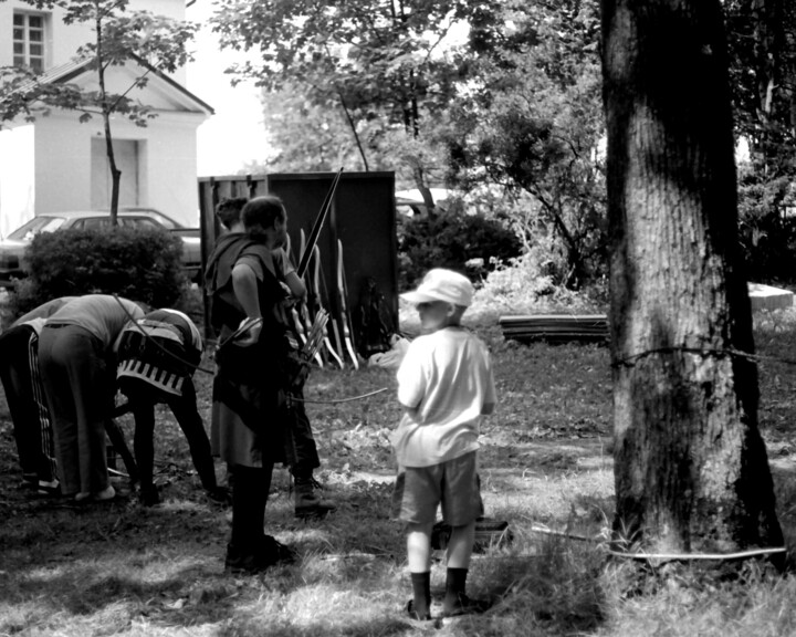 Photography titled "archery lesson" by Magda Durda, Original Artwork, Non Manipulated Photography