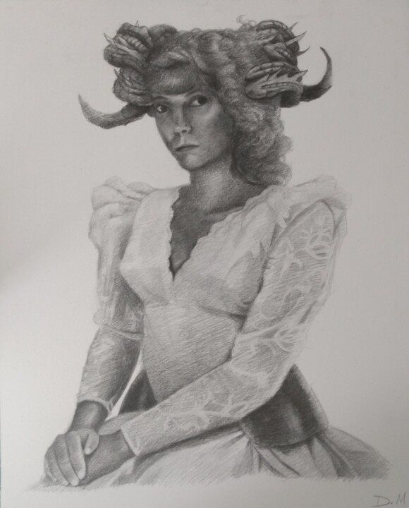 La Monarque 图画, 15.6x12.4 in