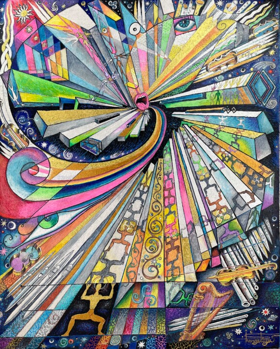 Insight into the Universe 绘画, 39.4x31.9 in