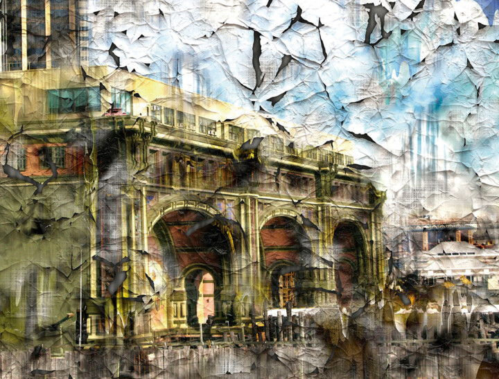 Digital Arts titled "Embarcadero/XL larg…" by Javier Diaz, Original Artwork, Manipulated Photography