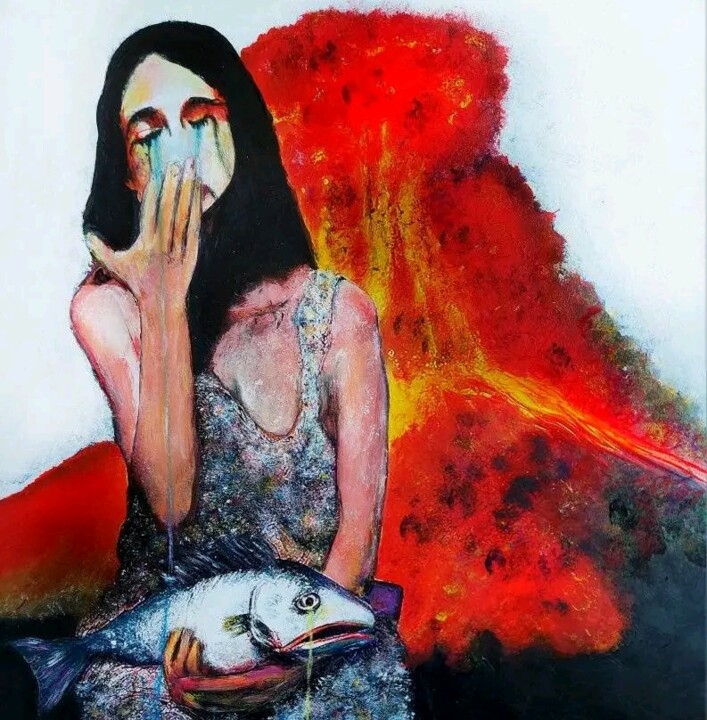 绘画,  35.4x35.4 in 