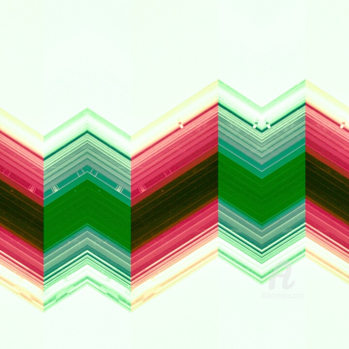 Photography titled "The Way : Retro 3D" by Nicolas-Monk.Gd, Original Artwork, Manipulated Photography