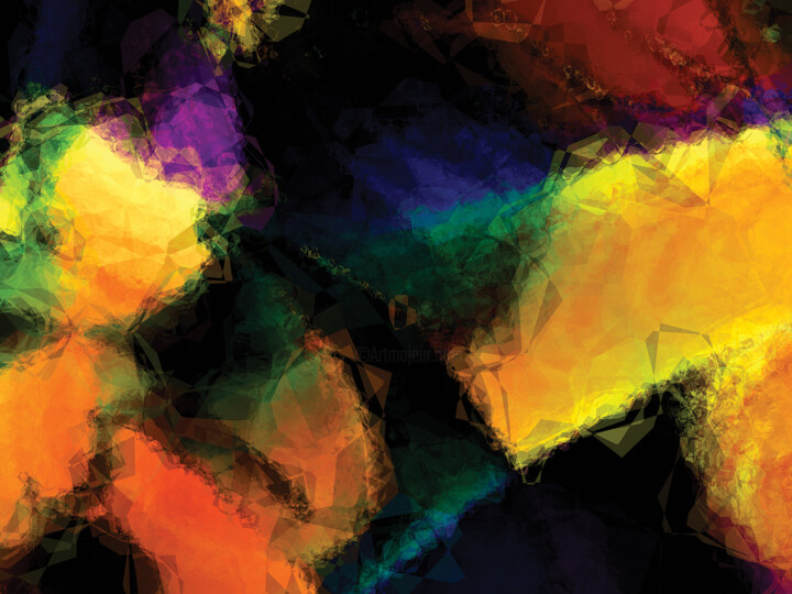 Arcoiris/XL original artwork 数字艺术, 59x78.5 in